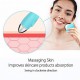 Wireless Charging Sonic Vibration Skin Pore Facial Cleaning Brush Massager